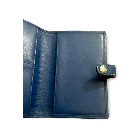 Vintage Coach Light Blue Leather Passport Holder - Picture 4 of 5